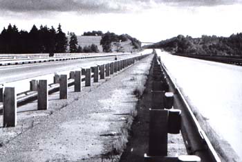 The same location in 1980's (motorway D1)