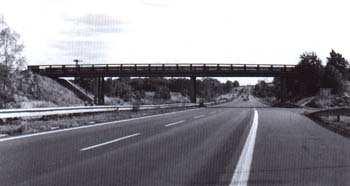 The same location in 1980's (motorway D1)