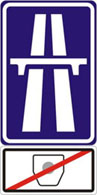 Motorway without fee (IP14a + E11)