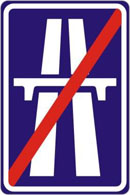 End of motorway (IP14b)