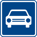 Silnice pro motorová vozidla (IZ 2a)