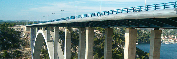 Most přes řeku Krka